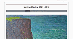 Desktop Screenshot of maximemaufra.com