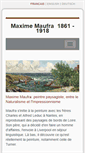 Mobile Screenshot of maximemaufra.com